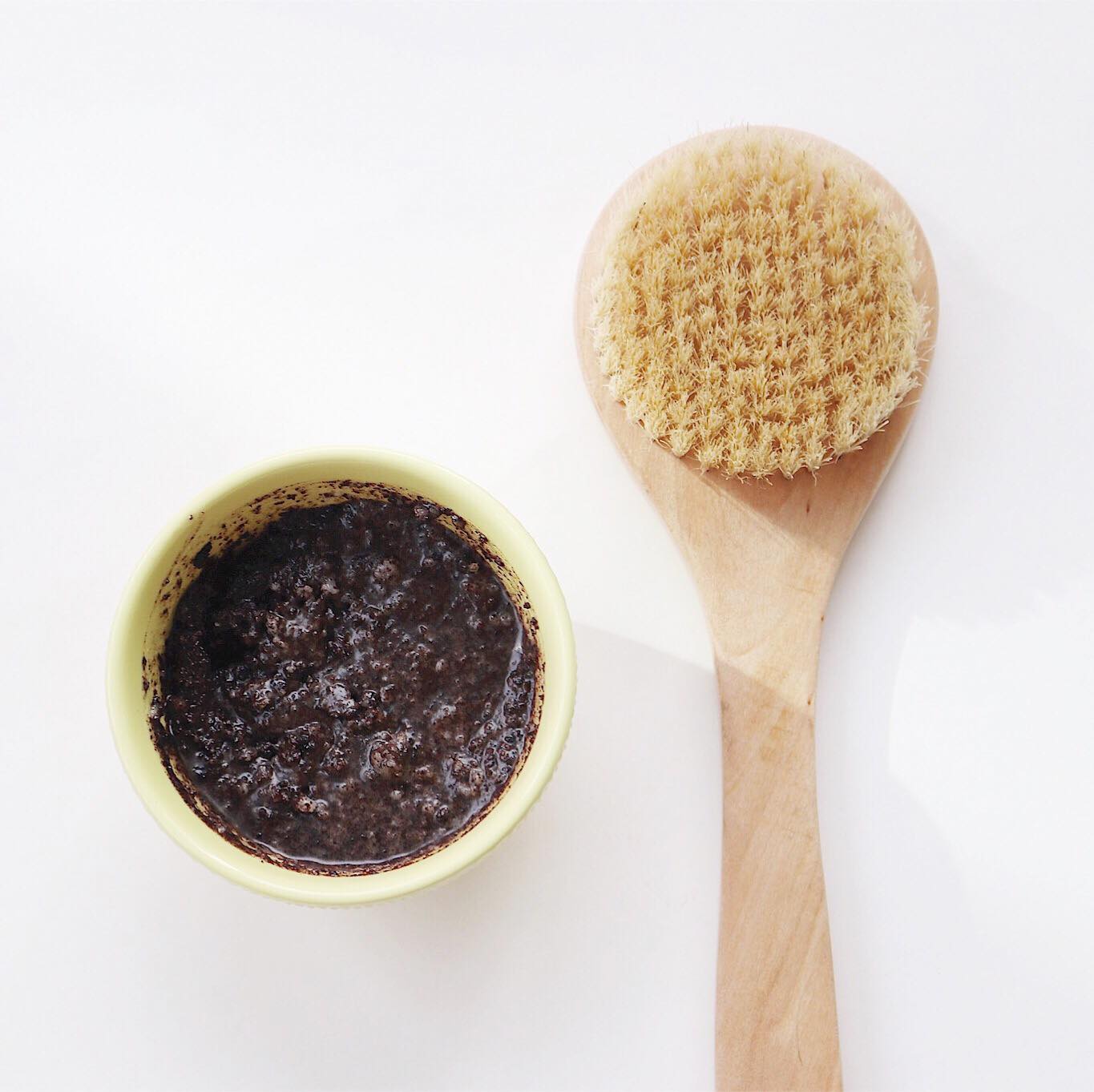 DIY Coffee Scrub + Our Dry Body Brush