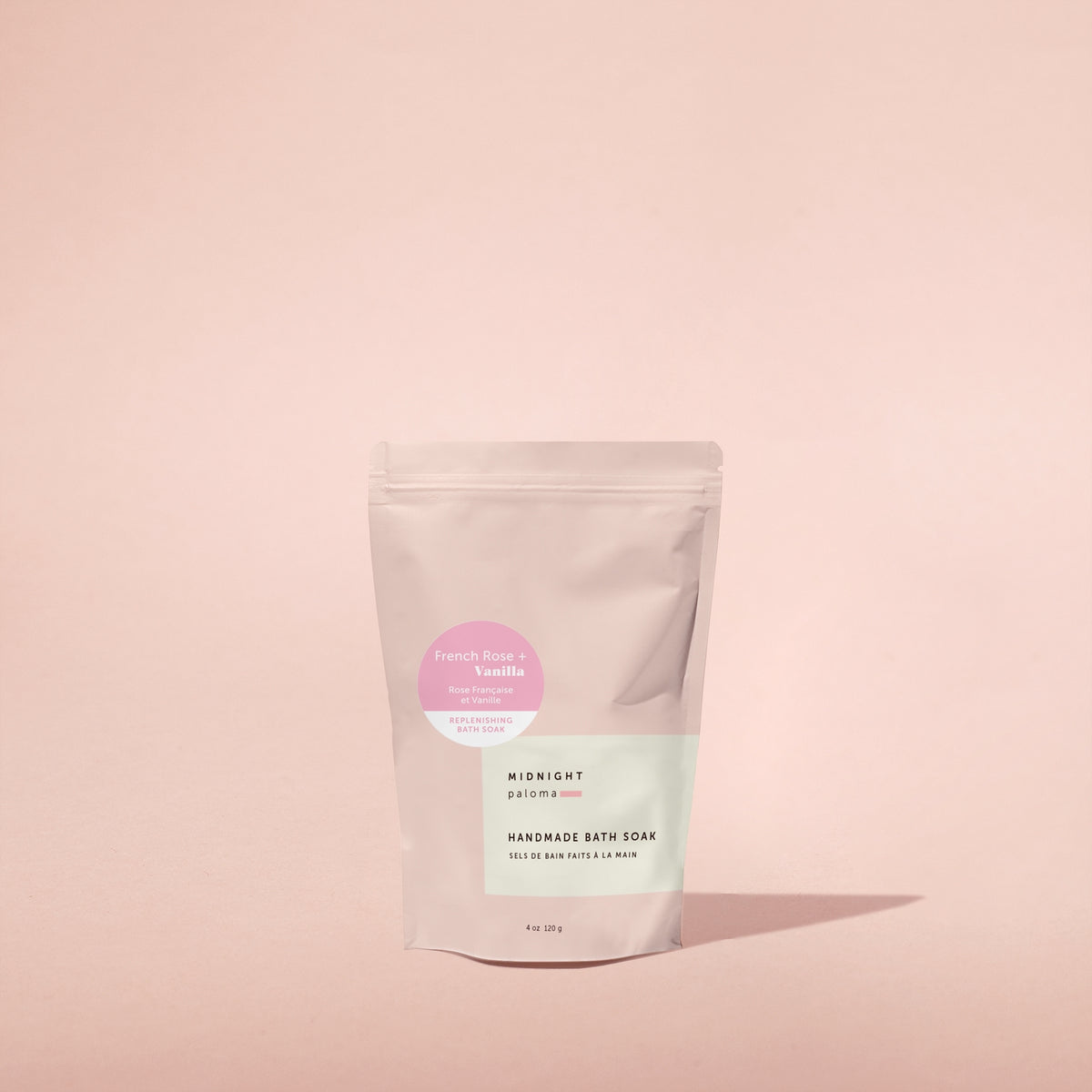 Mini French Rose + Vanilla  Bath Soak 4 oz.