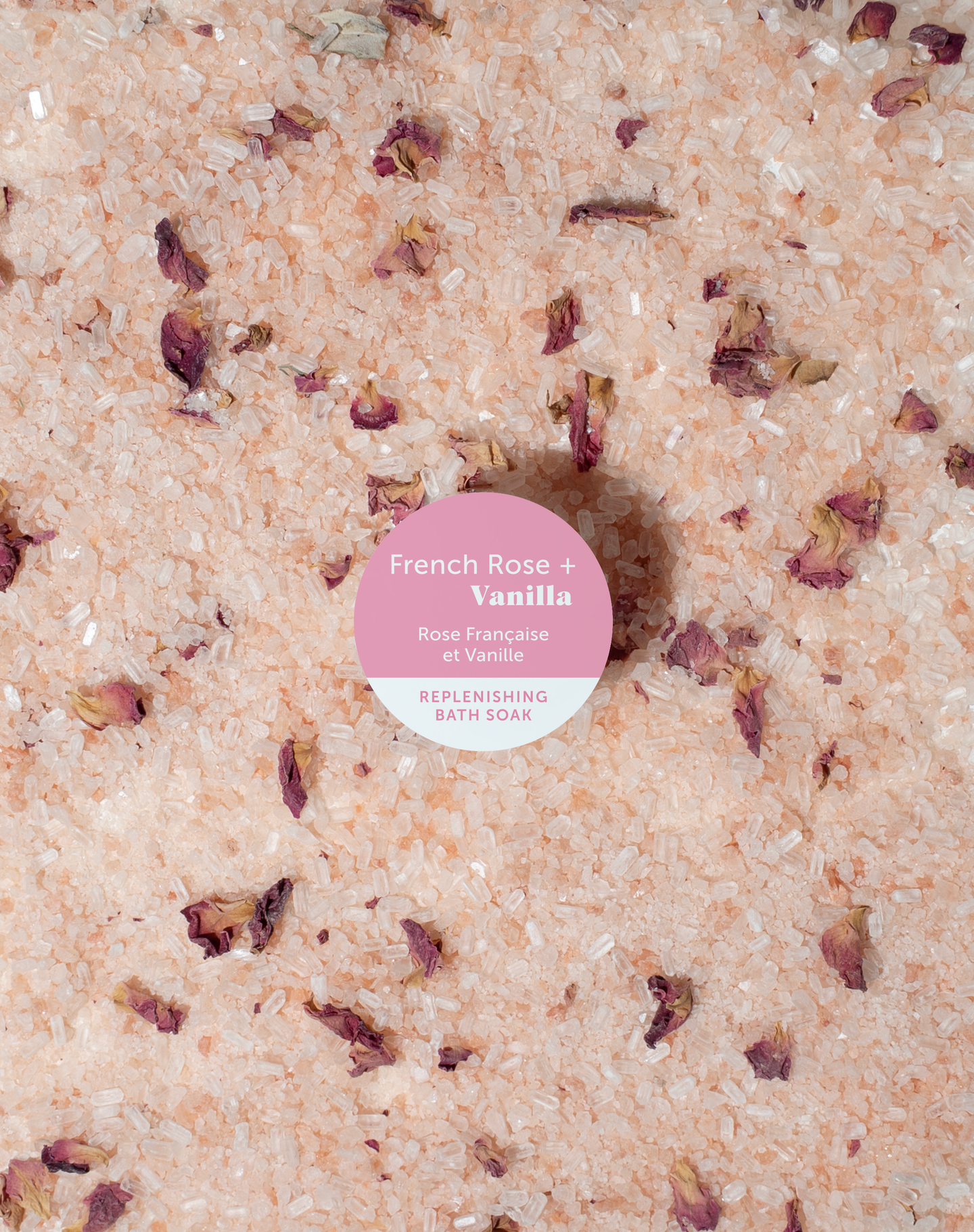 French Rose + Vanilla Replenishing Bath Soak