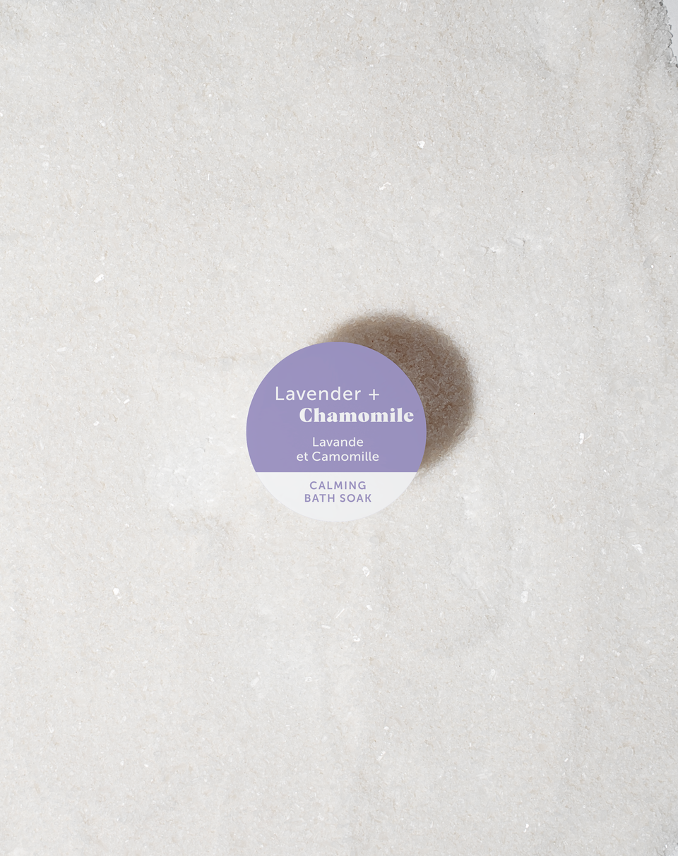 Mini Lavender + Chamomile Bath Soak 4 oz.