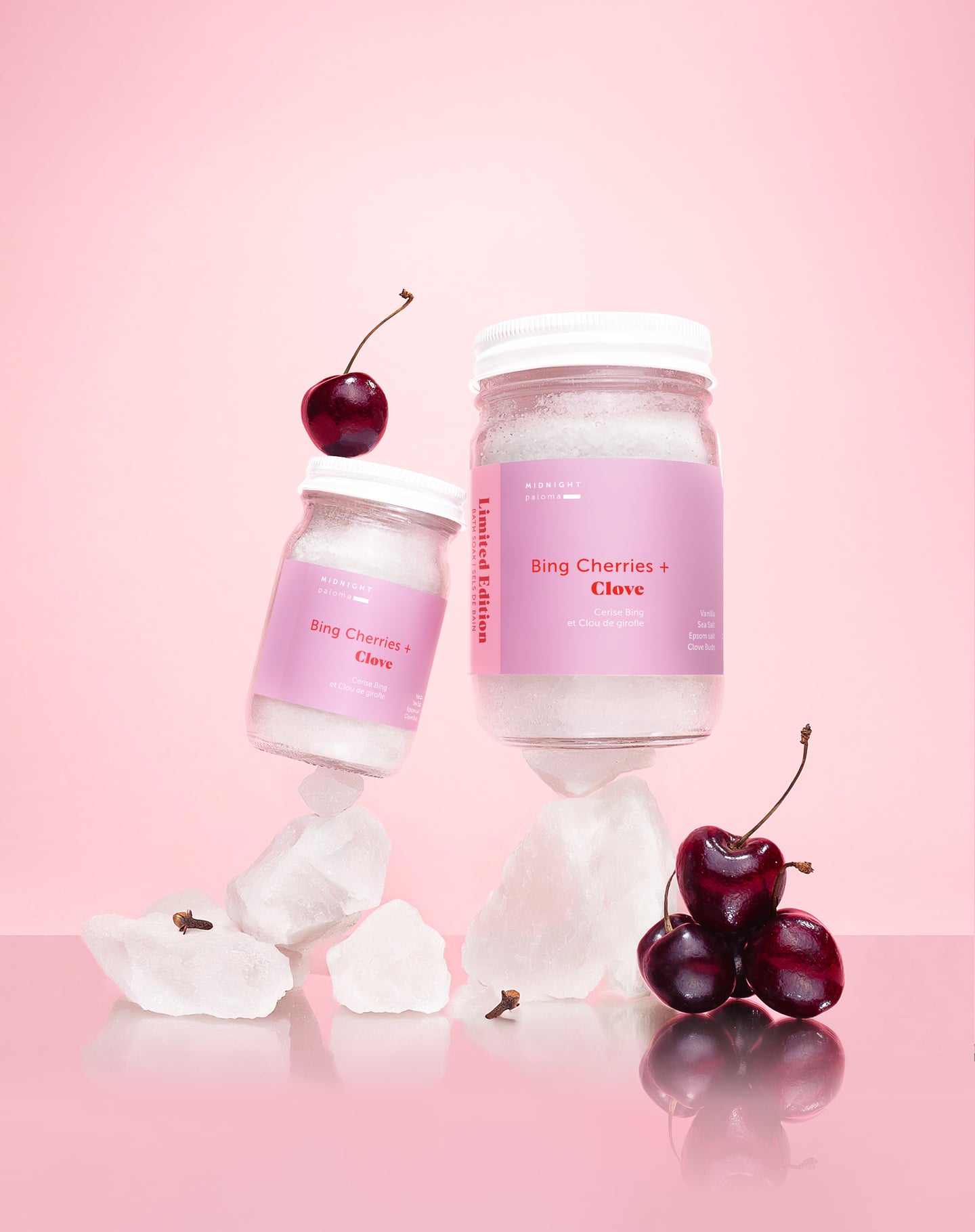 NEW! Bing Cherries + Clove Bath Soak