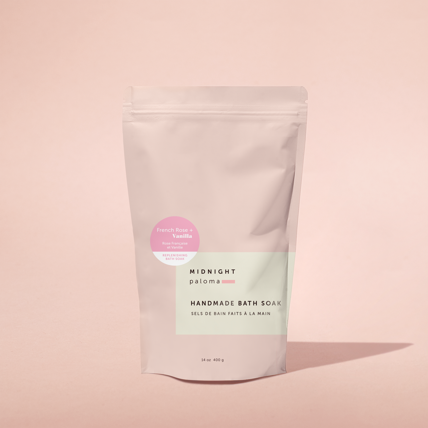 NEW 2025 FORMAT French Rose + Vanilla Replenishing Bath Soak