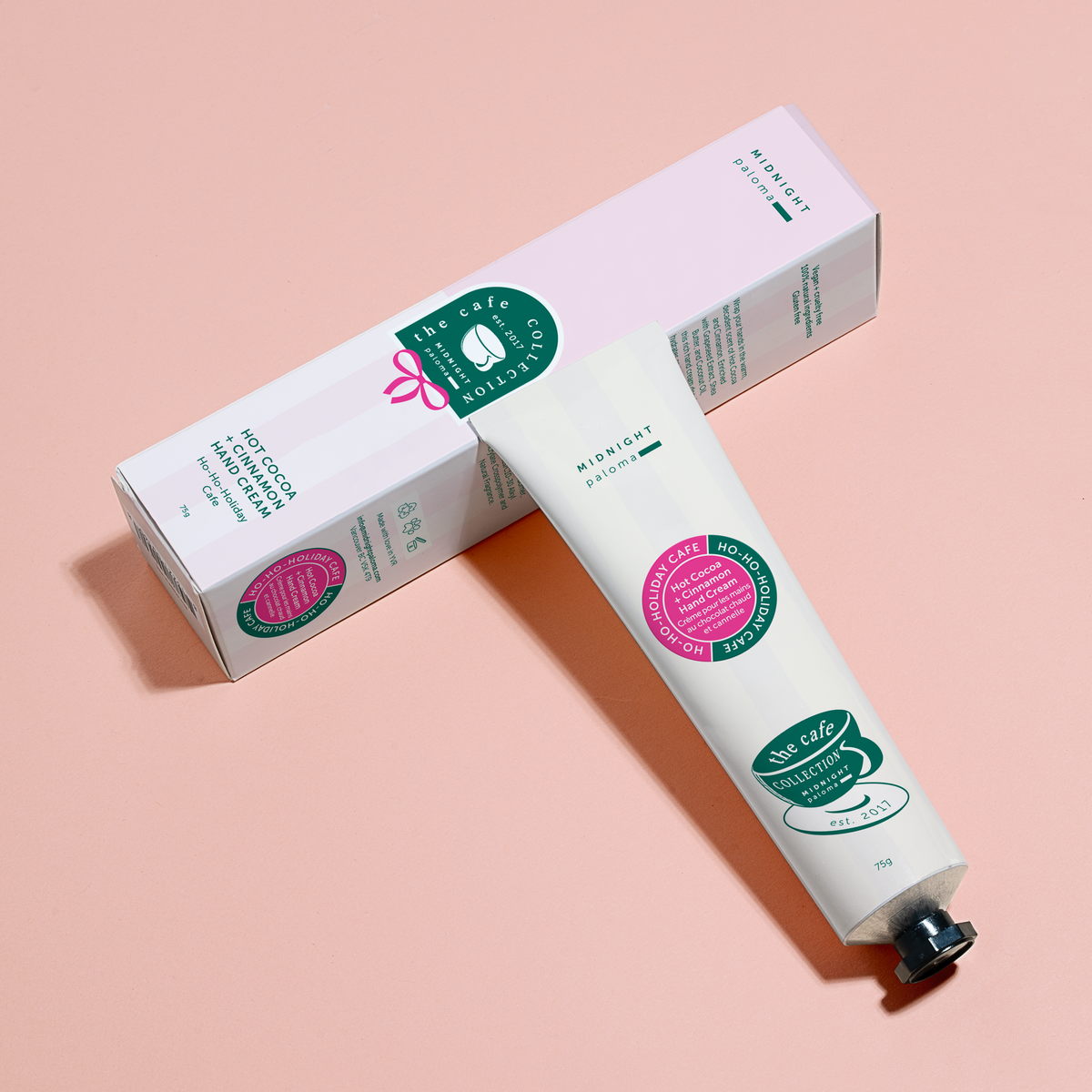 hand cream hot cocoa and cinnamon made in canada 