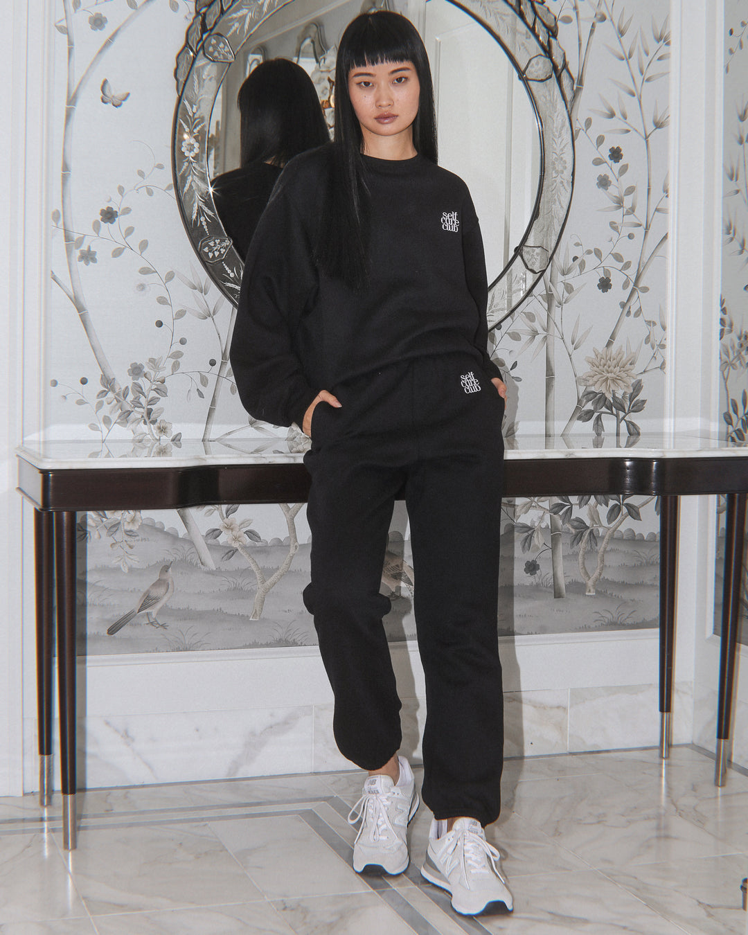 Best Friend Jogger Black - Midnight Paloma x Brunette the Label