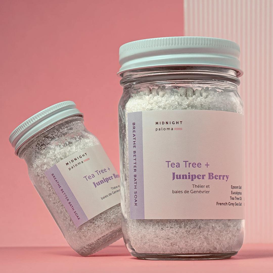 NEW! Tea Tree + Juniper Berry Breathe Better Bath Soak